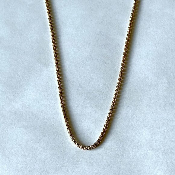 EFFY Necklace 24" Gold Tone Curb Link Chain - Picture 1 of 4